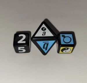 2006 Scene It Squabble Game Replacement Set of 3 Dice - Picture 1 of 1