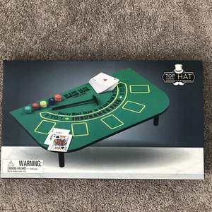 Top Hat Poker Mini Table Casino Card Game Small Black Jack Table  - New In Box - Picture 1 of 7