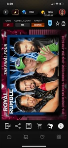 DIGITAL Topps WWE Slam Royal Rumble 25 Nakamura/Reigns/Cena/Balor Final Four - Picture 1 of 2