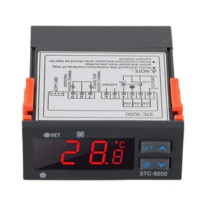 STC9200 Termostato Electrónico Congelador Ventilador Controlador Refrigeración Descongelación 220V - Imagen 1 de 12