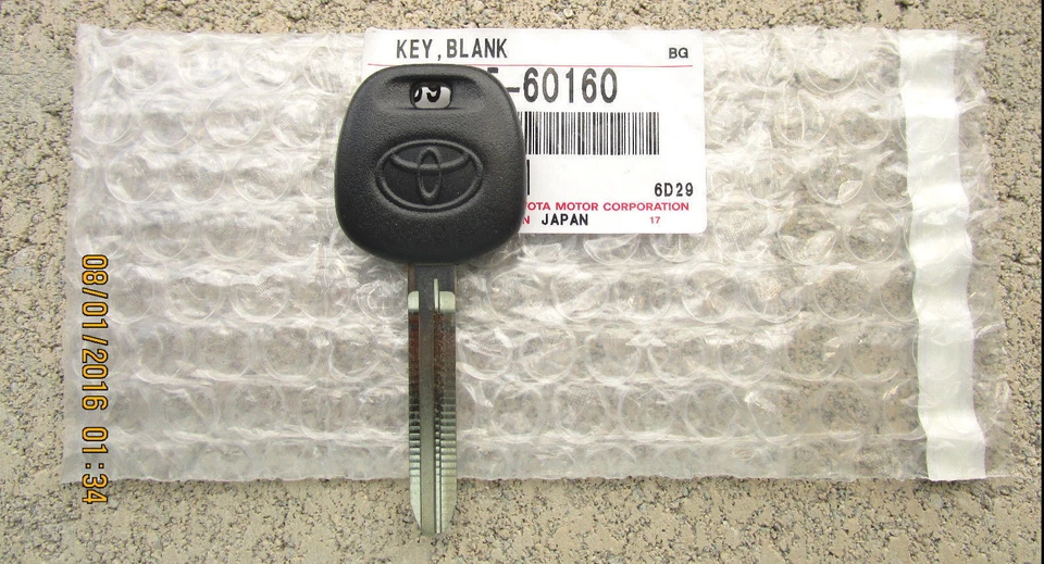 03 - 05 TOYOTA RAV4 MASTER UNCUT TRANSPONDER CHIP KEY OEM BRAND NEW - Image 1 of 1