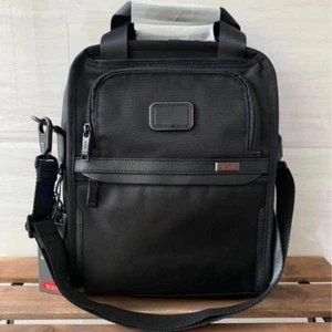Tumi Alpha Medium Travel Tote Bad 2203117D3 1173111041 Black 2 way - Picture 1 of 4