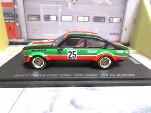Opel C Kadett GT/E Coupe DRM 1980 Zolder #25 targa castrol LIM Spark 1:43 - Foto 1 di 9