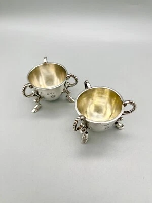 PAIR OF VICTORIAN STERLING SILVER EGG CUPS, WAKELY & WHEELER, LONDON, 1892 - Image 1 of 4