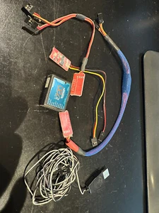 Skookum Sk 720 BLUE Rc Helicopter FLYBARLESS  w EX-LED2 - Picture 1 of 1