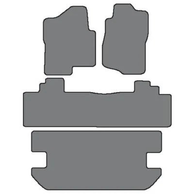 Alfombrillas Suburban & Yukon XL 2007-2014 3 filas ajuste personalizado - negras Foto 1 de 4