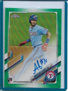 2021 Topps Chrome Rookie Autographs Green Refractors #RAAT ANDERSON TEJEDA/99!!! - Picture 1 of 2