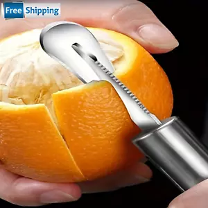 1PC Ergonomic Stainless Steel Orange & Lemon Peeler – Creative Kitchen Gadget - Picture 1 of 9
