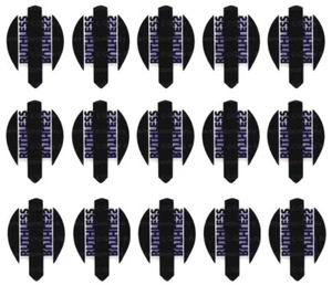5 New Sets Ruthless Pear Dart Flights - Ships w/ Tracking - Black - Picture 1 of 1