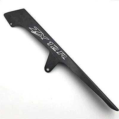 Cubierta protectora de cadena nueva para motocicleta Kawasaki Ninja ZX12R 2000-2005 negra - Imagen 1 de 4