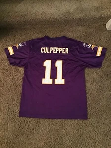Reebok Daunte Culpepper Minnesota Vikings Jersey Youth Boys Vintage Sz Xl 18-20 - Picture 1 of 2