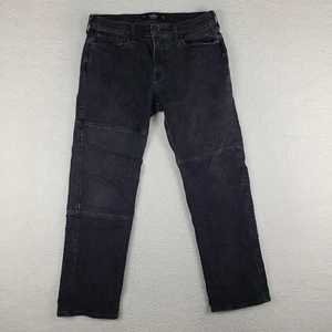 Hollister Jeans Mens 32x30 Gray Vintage Straight Epic Flex Dark Wash Fits 32x28 - Picture 1 of 12