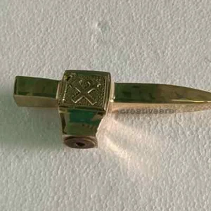 Brass Cross Vintage Style Antique Head Handle For Designer Walking Cane Stick - Picture 1 of 3
