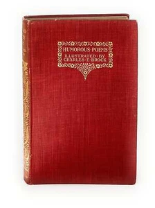 Thomas Hood, Alfred Ainger / Humorous Poems 1903 Illustrated Pocket Classics - Imagen 1 de 5