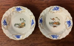 2 Meissen - Plato de sopa ornitológico de porcelana Tournai La Haya circa 1770 - Imagen 1 de 8
