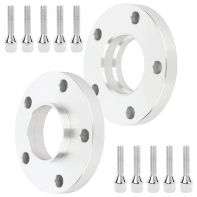 2 Pcs 20mm Hubcentric Wheel Spacers 5x120 12x1.5 For BMW M3 330i 325xi 328i Foto 1 de 4
