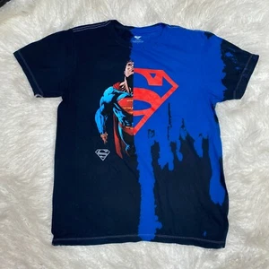 DC Comics Superman Tie Dye Shirt Size Large - Picture 1 of 4