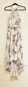 Ted Baker Daniiey Woodland Plissee Maxikleid, Hellrosa Größe 2 Uk 10 - Bild 1 von 3