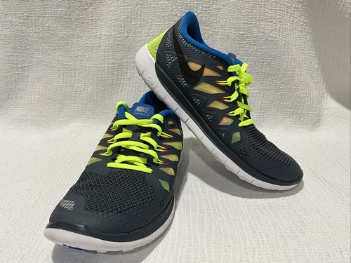 Scarpe da corsa Nike Youth Free Run 5.0 blu verdi giovani taglia 6 5 644428 004