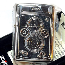 Zippo Oil Lighter Camera Antique Old Design Black 2BK-CAMERA2 Regular Case Japan