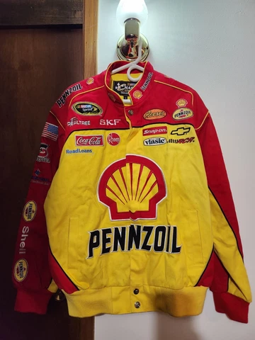 Nascar Kevin Harvick #29 Penzoil/Shell Coat/Jacket snapped closure size medium Cover