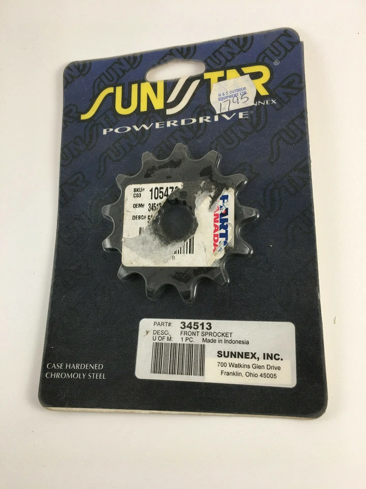 Yamaha YZ125 WR200 etc. Piñón delantero SUNSTAR # 34513 nuevo stock antiguo Foto 1 de 1
