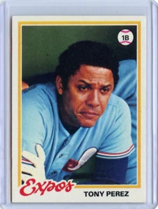 1978 Topps Tony Perez Cincinnati Reds #15 🚀💥 🚀💥 NM - Picture 1 of 2