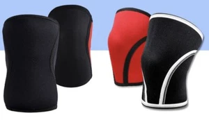 Soporte de rodilla compresión levantamiento de pesas manga neopreno 7 mm sentadillas soporte - Imagen 1 de 12