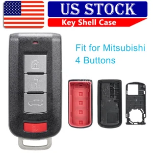 Fob Shell Car Case for 2010 2011 2012 2013 2014 2015 - 2018 Mitsubishi Outlander - Foto 1 di 8