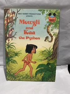 Walt Disney Books Mowgli and Kaa the Python 1981 Hardcover - Picture 1 of 4