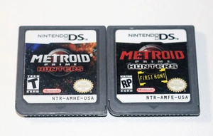 *Authentic* Nintendo DS Game Carts Only Metroid Prime Hunter + First Hunt - Picture 1 of 2