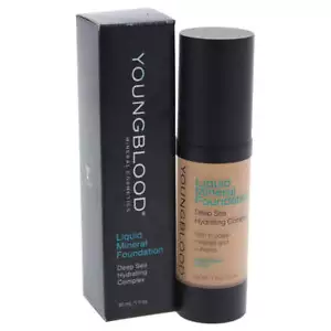 Liquid Mineral Foundation - Sun Kissed by Youngblood for Women - 1 oz Foundation - Picture 1 of 1