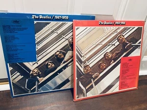 Sealed! THE BEATLES / 1967-1970 & 1962-1966 LP HYPE Capitol ORIGINAL 70’s Press - Picture 1 of 8