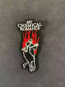 MY CHEMICAL ROMANCE MILITARY BALL SEW OR IRON ON PATCH OFFICIAL - Imagen 1 de 7