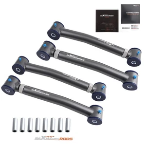 4pcs Front + Rear Lower Adjustable Control Arms for Jeep Wrangler TJ 1997-2006 - Imagen 1 de 13