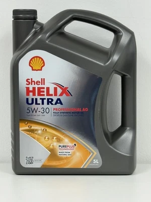 Shell Helix Ultra Professional AG 5W30 Fully Synthetic 5L Engine Oil - Image 1 of 4
