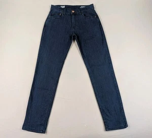 Mugsy Jeans Mens 30x32 Slim Straight Studio Blue Indigo Wash Denim FLX3NSB - Picture 1 of 15