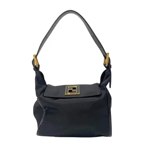 FENDI Black Nylon Shoulder Bag - Picture 1 of 15