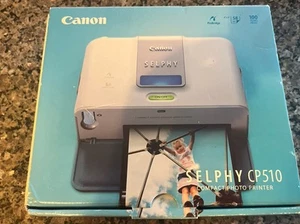 Canon Selphy CP510 Compact Photo Printer Dye Sub 16.8 Million Colors - Picture 1 of 6