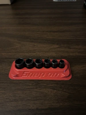 Snap On 106IMTM 6 PC 1/4'' Drive 6 PT SAE 1/4-9/16'' Shallow Impact Socket Set - Image 1 of 3