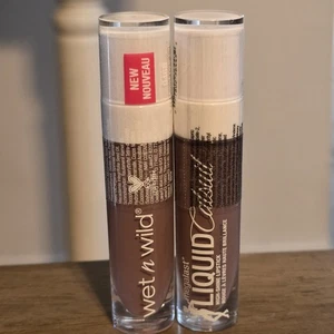2 Lápiz labial líquido Wet n Wild Megalast Catsuit, 946B malva sobre niña - Imagen 1 de 3