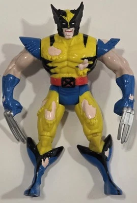 Wolverine X-Men X-force Battle Ravaged Wolverine Danger Room Variante Toybiz Foto 1 de 3