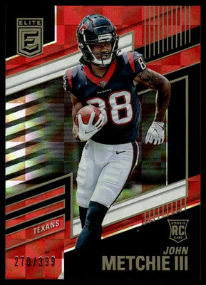 2022 Donruss Elite #126 John Metchie III Red #/399 - Image 1 of 2