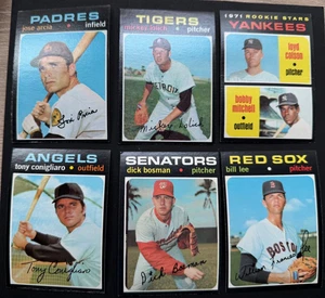 1971 Topps BASEBALL Lot of 12 - Foto 1 di 4