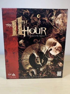 Juego PC The 11th Hour CD-ROM Big Box CIB con 4 discos, manual e insertos 1995 Foto 1 de 4