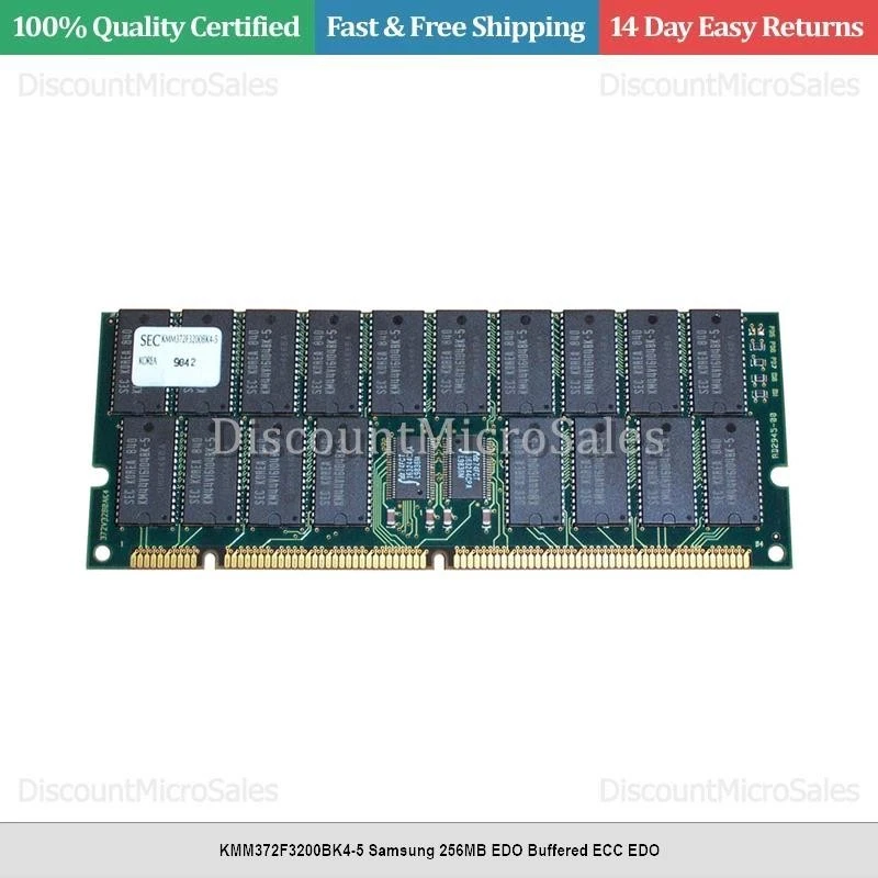 KMM372F3200BK4-5 Samsung 256MB EDO Buffered ECC EDO - Image 1 of 1