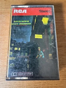 VINTAGE DAVID BOWIE THE RISE AND FALL OF ZIGGY STARDUST AUDIO CASSETTE TAPE - Bild 1 von 10