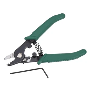 Three Hole Fiber Optic Stripper, 125um-250um Fiber Stripper Cutter Green - Picture 1 of 5