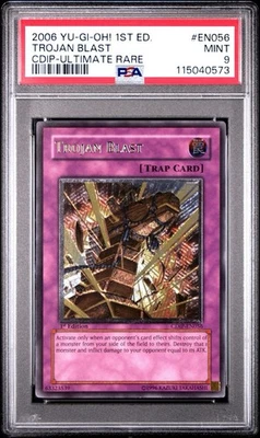 2006 Yu-Gi-Oh! Trojan Blast Cyberdark Impact CDIP 1st Edition UTR PSA 9 - Image 1 of 2