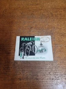 Raleigh The All Steel Bicycle Cycle Brochure Catologue Price List Sports Tourist - Foto 1 di 6